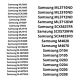 Pó De Toner Compatível Para Samsung Universal 1kg