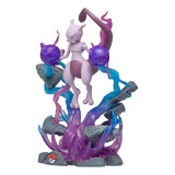 Pokémon - Figura Colecionável De Luxo - Mewtwo Com Luz 35 Cm