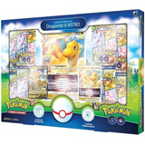 Pokémon Go Box Dragonite V-astro 8 Pacotinhos E Carta Grande
