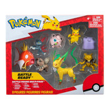  Pokémon Multipack Com 8 Figuras De Batalha Sunny Pikachu