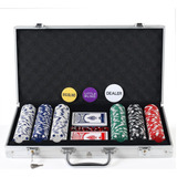Poker Chips Set For Texas Holdem,blackjack, Tournaments W Ko