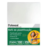 Polaseal Plástico Para Plastificação Crachá 59x86x0,10 100un
