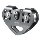 Polia De 30kn Tandem Speed Double Pulley Transportando Cinza