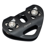 Polia De 30kn Tandem Speed Polia Dupla Para Transporte Preto