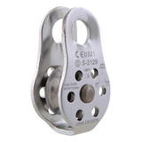 Polia Simples Aluminio Placas Fixas (bucha) 22kn - For Rope