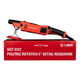 Politriz Rotativa 5pol Red&shine 1.200w Sgt5127 Sigma 110v Voltagem 110v