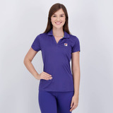 Polo Fila Line Fbox Feminina Azul