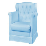 Poltrona Cadeira De Amamentao Balano Eliza Corano Azul