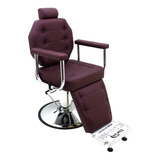 Poltrona Cadeira Istambul Reclinável Móveis Para Barbeiro