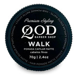 Pomada Modeladora Qod Barber Shop Para Cabelo Classic Walk