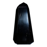 Ponta De Obsidiana Negra Pedra Natural Da Proteção 256g 10cm