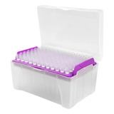 Ponteira 200ul Longa Esteril Livre Dnase Rnase Rack 96 Unid