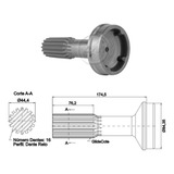 Ponteira Deslizante Cardan Lo-814 4x2 1998 1999 2000 2001 Zm