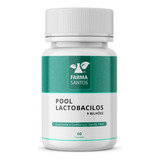 Pool Lactobacilos 9 Bilhões 60 Cápsulas Sabor Sem Sabor