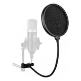 Pop Filter Microfone Anti Ruido Puff Condensador Studio Tela