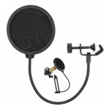 Pop Filter Microfone Flexível Tela Anti Sopro M-0018 Knup