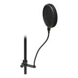 Pop Filter Para Microfone 6'' Tela Dupla On-stage Asfss6gb