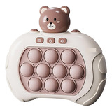 Pop It Brinquedo De Bolinha Jogo Da Memória Eletronico Its Cor Marrom