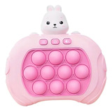 Pop It Mini Gamer Console Anti Stress Brinquedo Eletrônico Cor Rosa