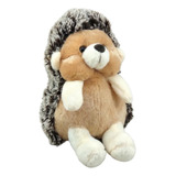 Porco Espinho De Pelúcia Marrom 24 Cm Alt X 18 Cm Larg Cor Marrom-claro
