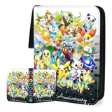 Porta 400 Cards Pokémon Personagens 24 Album Fichario Ziper