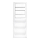 Porta Basculante 2,10 X 0,80 - Alumínio Branco L25