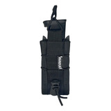 Porta Carregador Modular De Pistola E Lanterna Tech Charger Cor Preto