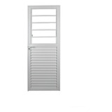 Porta De Aluminio Basculante Com Vidro Liso 210x80 Mgm Ei