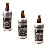 Porta Garrafa Cerveja Litrão 1000ml Retro Termico Kit 3pc 