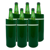 Porta Garrafa Térmico Cerveja 600ml Transfer Laser - 12 Uni Cor Verde