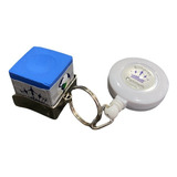 Porta Giz Sinuca Com Elástico + Giz Platinum Profissional Cor Branco