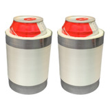 Porta Latas Cerveja 350ml Kit 2 Alumínio Térmico C/ Isopor