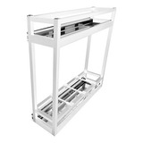 Porta Latas Óleo Alumínio Branco Lateral Aramados Jomer 9302