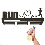 Porta Medalhas De Corrida Feminino Suporte Grande Maratona 
