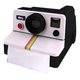 Porta Papel Maquina Fotográfica Retro Polaroide Higiênico