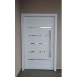 Porta Pivotante Frisada 1280x2150 Com Alisar E Puxador 1,50