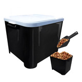 Porta Ração Pet Até 15 Kg + Pá Dosadora Pop Furacão Pet