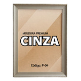 Porta Retrato Premium Tamanho 25x30 C/ Vidro Cor Cinza