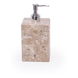 Porta Sabonete Liquido De Pedra Marmore Bege Promoção