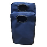 Porta Sacolas 2 Medidas P/ Supermercados Lojas E Feiras Cor Azul