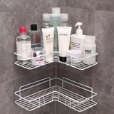 Porta Shampoo Sabonete -suporte De Parede Banheiro C/adesivo Cor Branco