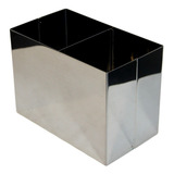 Porta Talher Profissional Aço Inox 21,5 Cm Buffets Hotel 