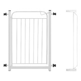 Portão Pet De Segurança Para Animais Com Alongador 10cm Cor Branco