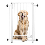 Portão Pet Grade Segurança Bebe 80cm A 84cm E 86cm Altura Cor Branco Império Diano