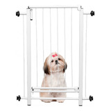 Portão Pet Grade Segurança Bebe Reforçado Império Diano 90 Cm Cor Branco