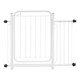 Portão Pet Para Criança E Animal Com Regulagem 78 A 102 Cm