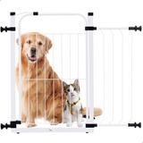 Portao Segurança Pet Grade Aramada Portãozinho De Fixação Proteção Cachorro Bebê Cães Slim 100 A 104cm Marca Cozinha Gourmet