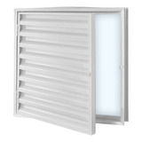Portinhola Abrigo Alçapão Laminado 60x60 Cm Aço Branco Mgm