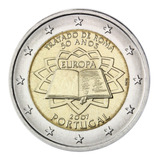 Portugal 2007 - Tratado De Roma - 2 Euros Comemorativo - F C