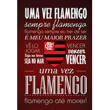 Pôster - Hino Flamengo - Decora - 33 Cm X 48 Cm